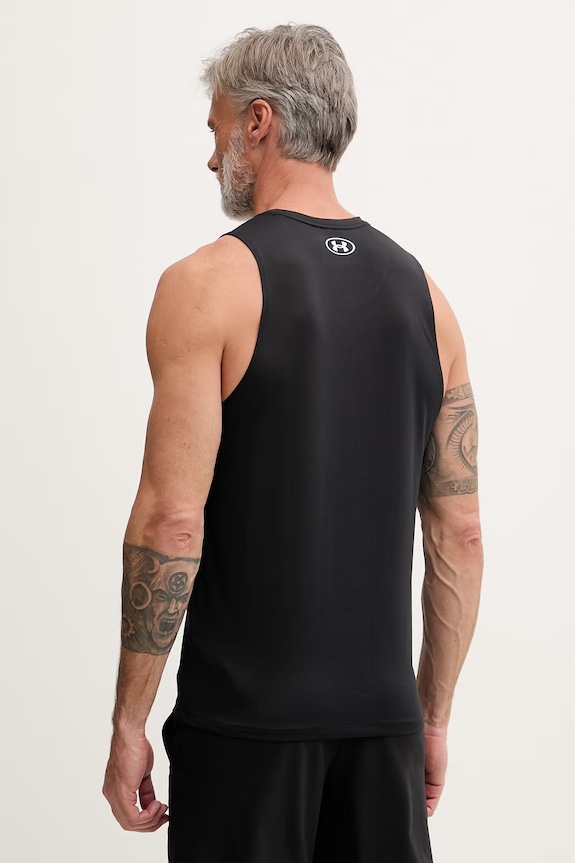 Ρούχα Under Armour αθλητική μπλούζα ανδρική Tech Tank 1382795 μαύρο
