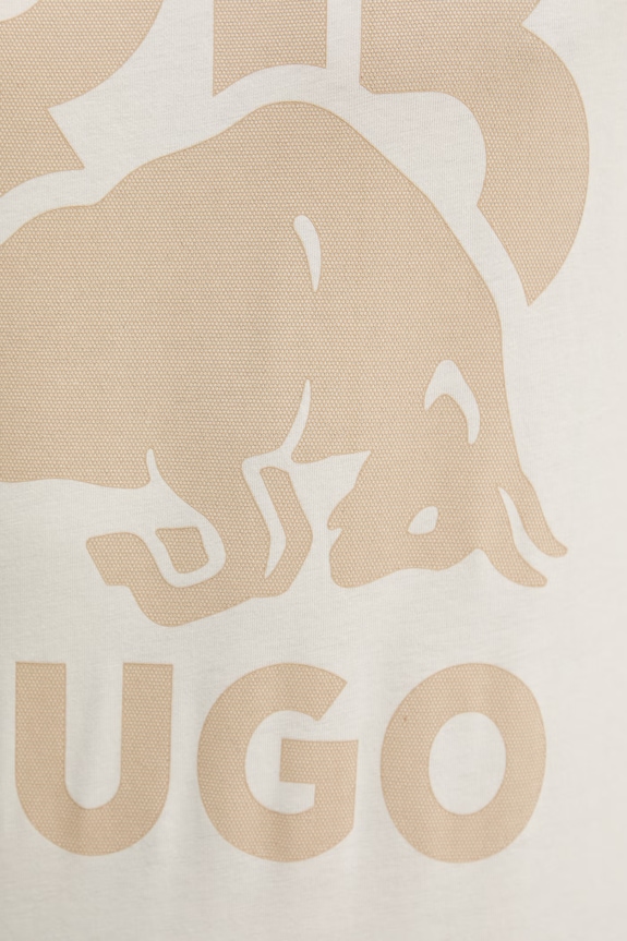 HUGO tricou pentru bărbați, din bumbac Dlix_RB 50559696 bej