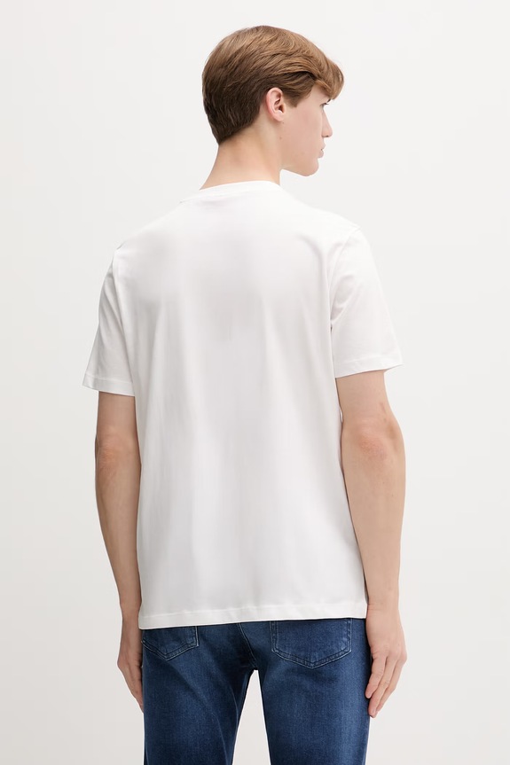 Îmbrăcăminte HUGO tricou pentru bărbați, din bumbac Duhorse 50557684 alb