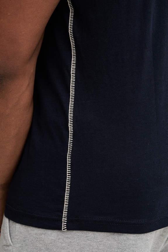 Napapijri tricou din bumbac S-Aylmer NP0A4HTO1761 bleumarin