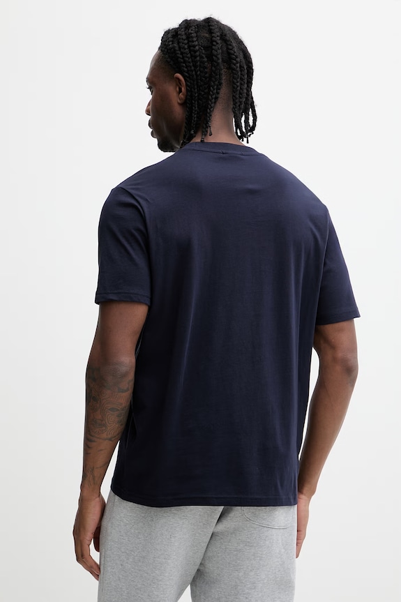 Abbigliamento Napapijri t-shirt in cotone SMALL BOX NP0A88TR1761 blu navy