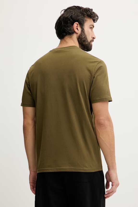 Ρούχα Napapijri t-shirt Ανδρικό βαμβακερό SMALL BOX NP0A88TRG3A1 πράσινο