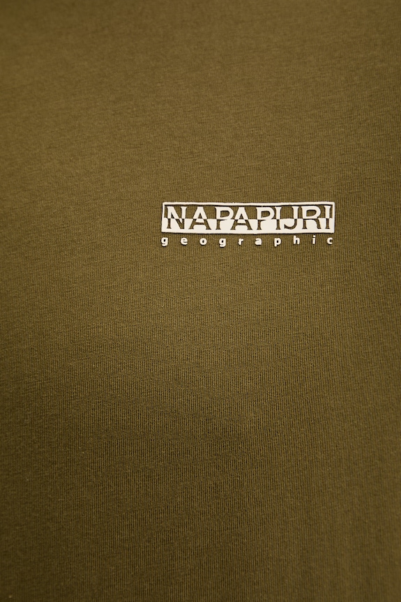 Napapijri t-shirt Ανδρικό βαμβακερό SMALL BOX NP0A88TRG3A1 πράσινο