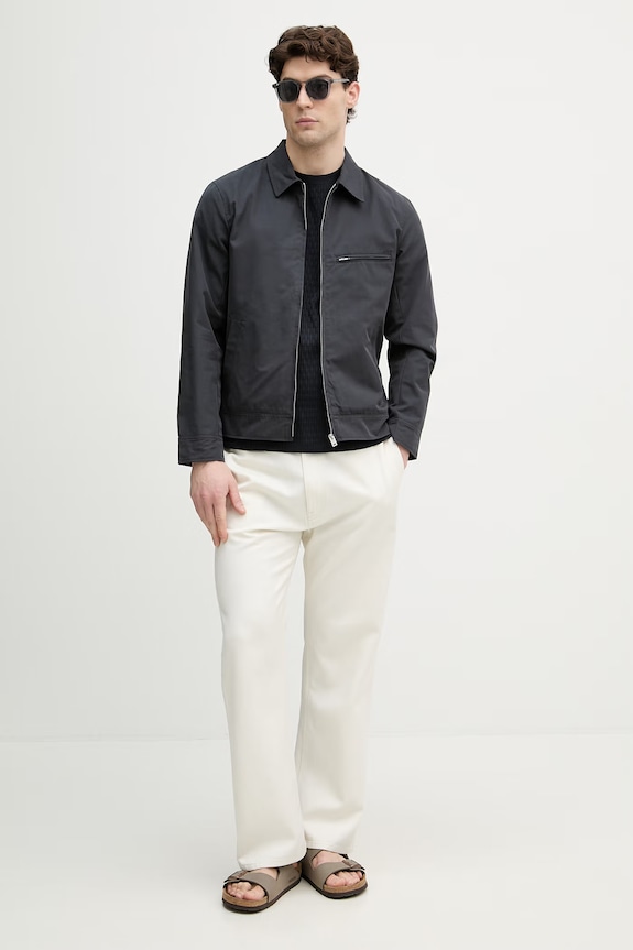 Joop! T-shirt męski bawełniany 30102447 granatowy SS26