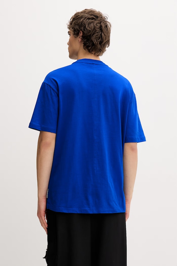 Oblečenie Bavlnené tričko Hugo Blue Nohatio 50556411 modrá