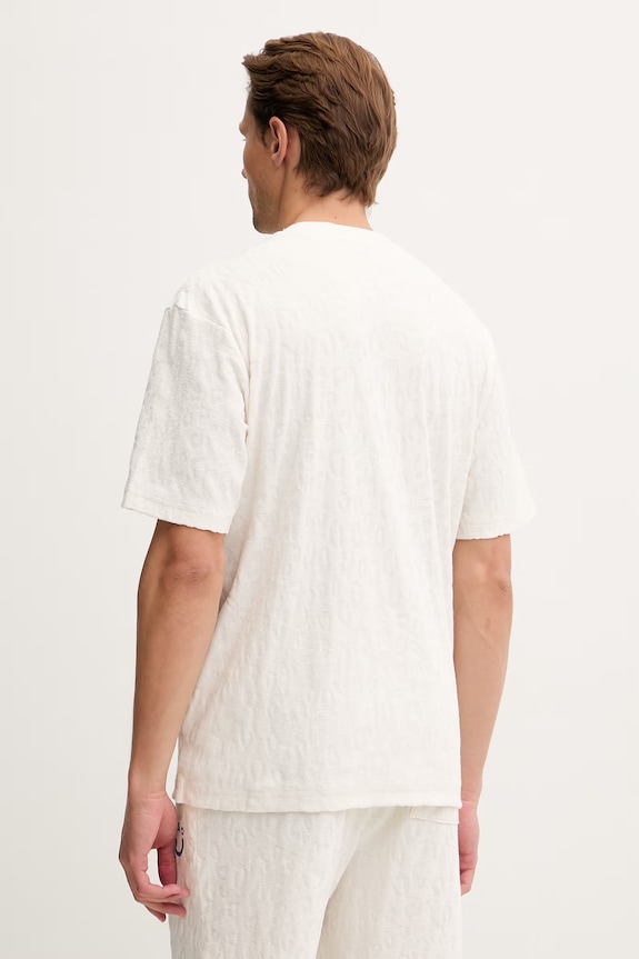 Îmbrăcăminte HUGO Blue tricou pentru bărbați, din bumbac Nagutee 50557808 bej