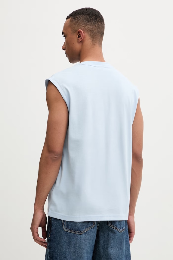 Odzież HUGO Blue top męski bawełniany Nurazak 50557812 niebieski