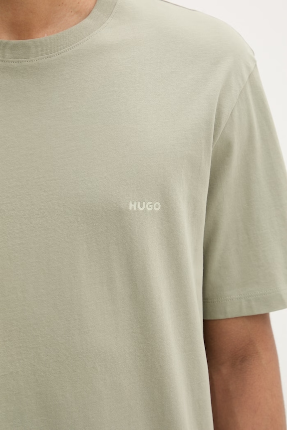 HUGO T-shirt męski bawełniany Derlyns 50557618