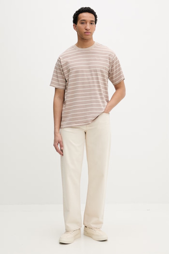Levi's t-shirt ανδρικό βαμβακερό RED TAB VINTAGE A0637.0190 μπεζ SS26