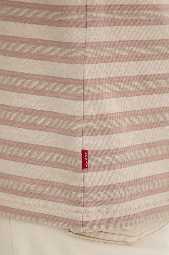 Levi's t-shirt ανδρικό βαμβακερό RED TAB VINTAGE A0637.0190 μπεζ
