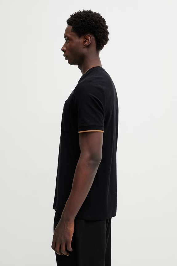 Fred Perry cotton t-shirt M2395 black SS26