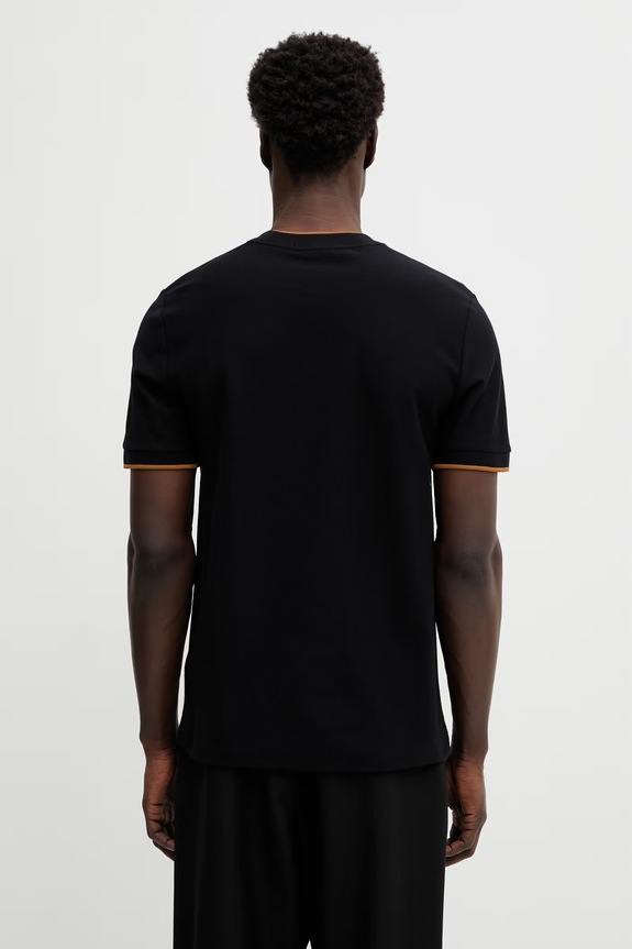 Odzież Fred Perry t-shirt bawełniany M2395 czarny