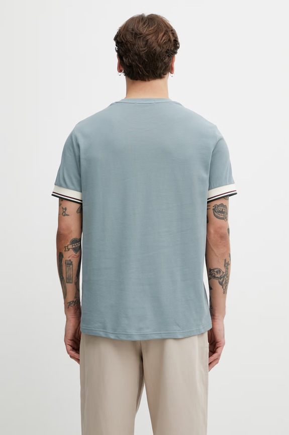 Ruházat Fred Perry t-shirt férfi pamut M2396 kék