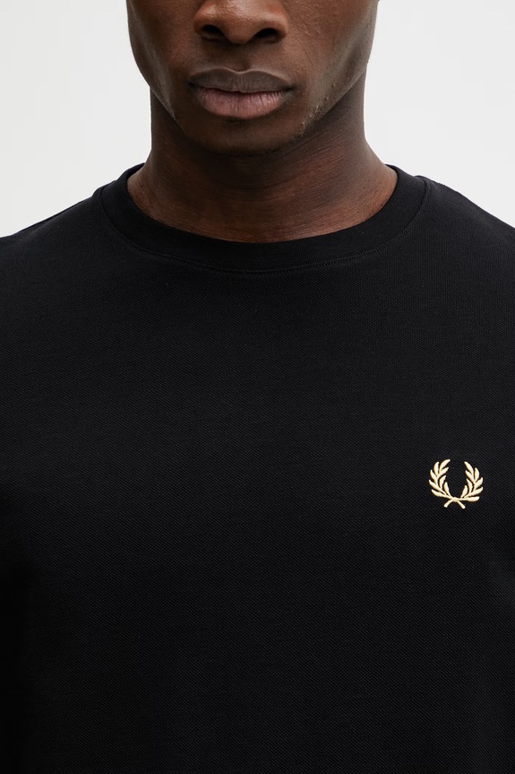 Fred Perry majica od pamuka za muškarce crna M2396