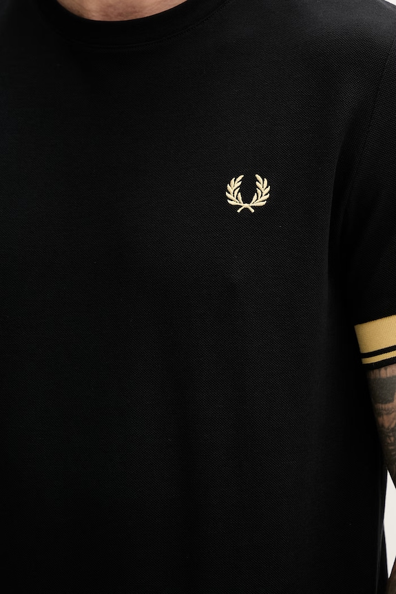 Fred Perry T-shirt męski bawełniany M2396 czarny