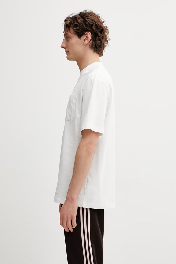 Pamučna majica Fred Perry M2408 bijela SS26