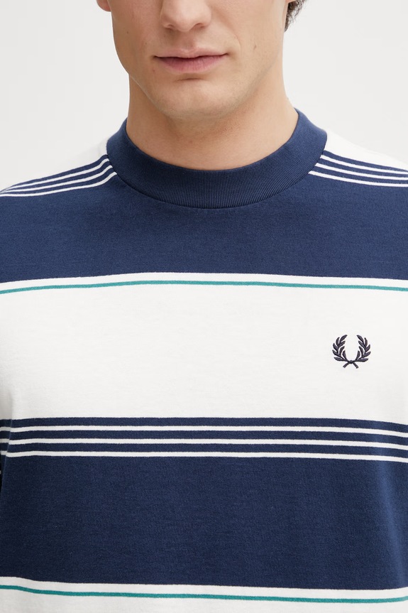 Pamučna majica Fred Perry mornarsko plava M2410