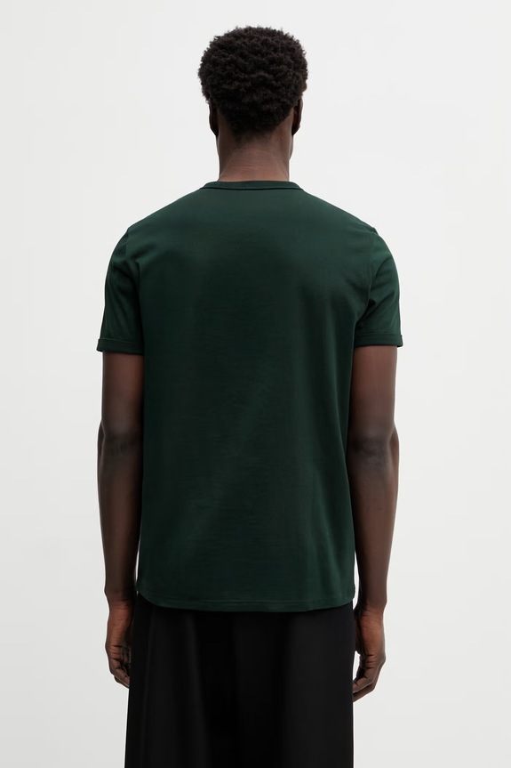 Дрехи Fred Perry тениска от памук мъжка M3519 зелен