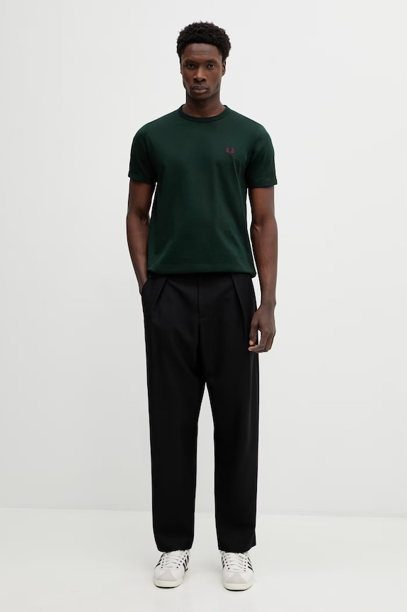 Fred Perry тениска от памук мъжка M3519 зелен