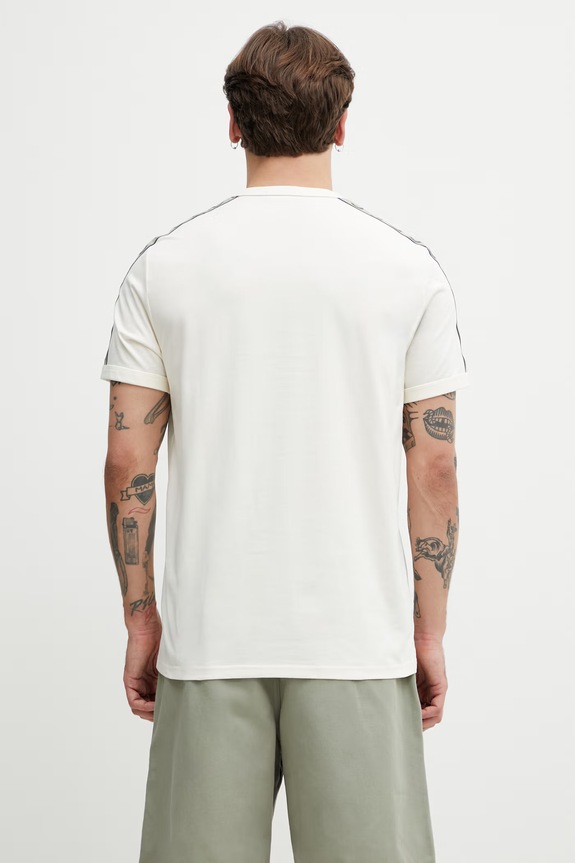 Abbigliamento Fred Perry t-shirt in cotone da uomo M4613 beige