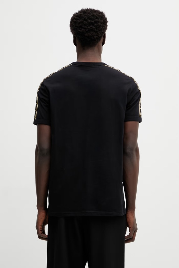 Îmbrăcăminte Fred Perry tricou din bumbac bărbătesc M4613 negru