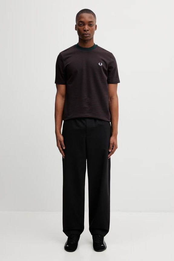 Fred Perry tricou din bumbac M6581.30A verde
