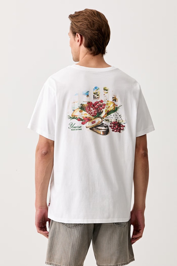 Levi's T-shirt męski bawełniany RELAXED FIT TEE biały 16143.2386