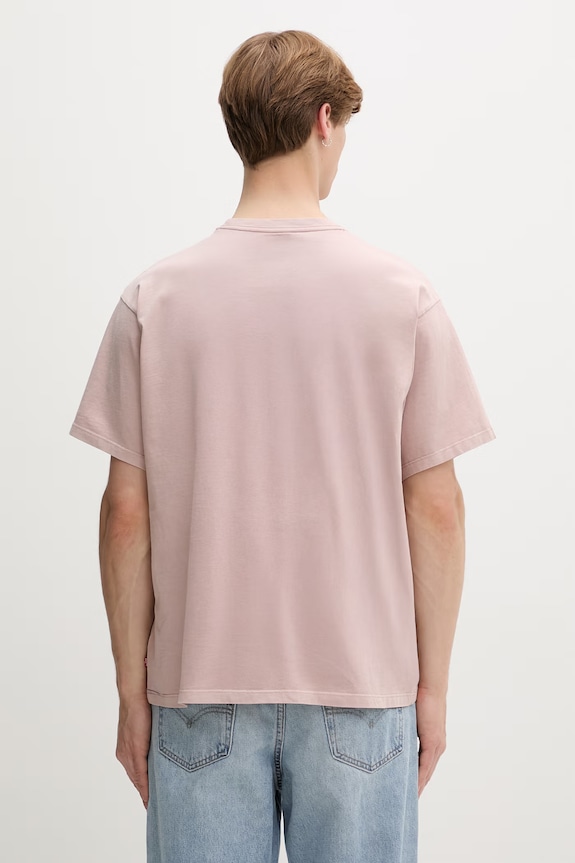 Odzież Levi's T-shirt męski bawełniany VINTAGE FIT GRAPHIC 87373.0404 różowy