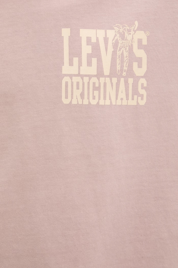 Levi's T-shirt męski bawełniany VINTAGE FIT GRAPHIC 87373.0404 różowy