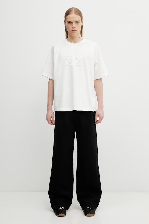Daily Paper t-shirt bawełniany raglan stacked dias 2610019 beżowy