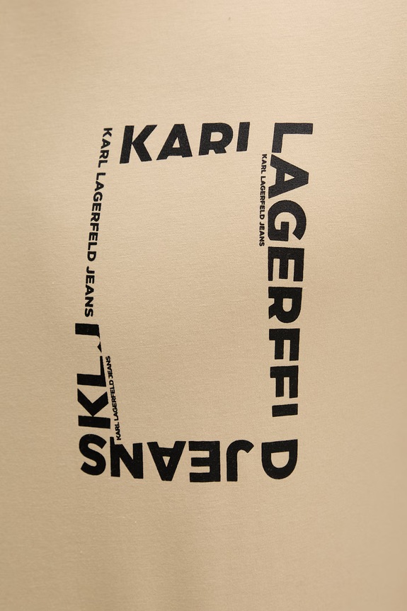 Karl Lagerfeld Jeans tricou pentru bărbați, din bumbac B2M17046 bej