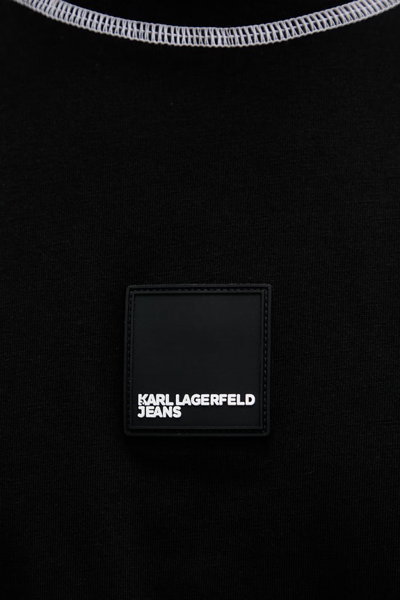 Karl Lagerfeld Jeans top męski bawełniany B2M17050 czarny