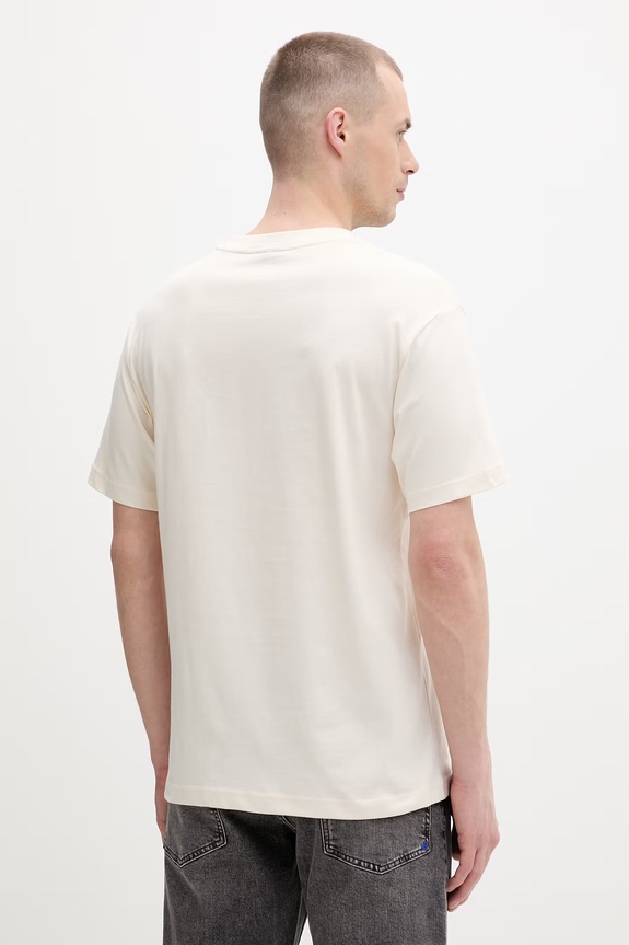 Odzież Karl Lagerfeld Jeans t-shirt męski bawełniany B2M17053 beżowy