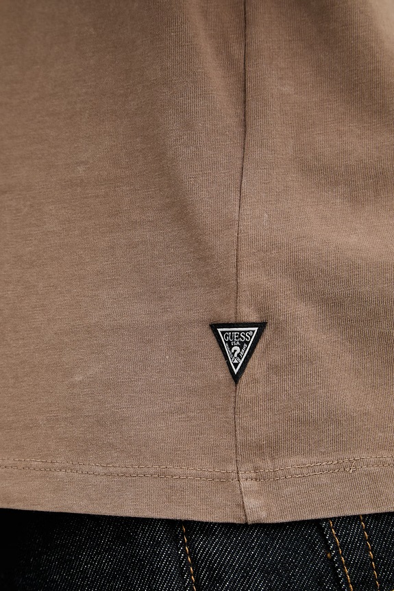 Guess tricou bărbătesc din bumbac M6GI33.K3310 maro