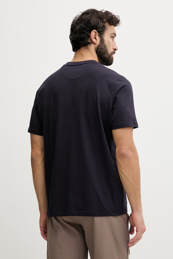 Oblečenie Guess Tričko pánske bavlnené s elastanom x North Sails M6GI40.K3322 tmavomodrá