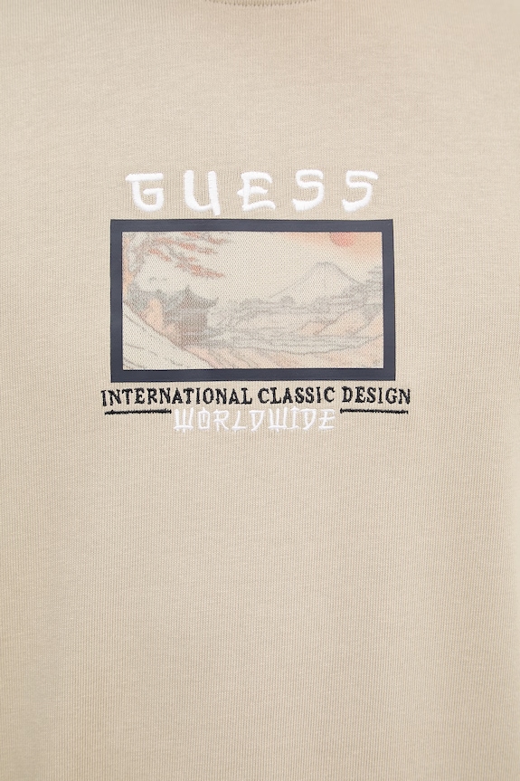 Guess tričko pánske M6GI14.K2996 béžová