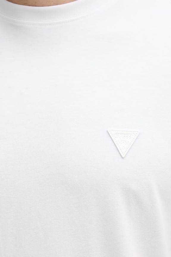 Guess T-shirt męski bawełniany M6GI21.K3053 biały