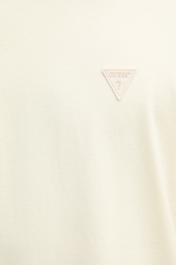 Guess tricou pentru bărbați, cu bumbac M6GI21.K3053 galben