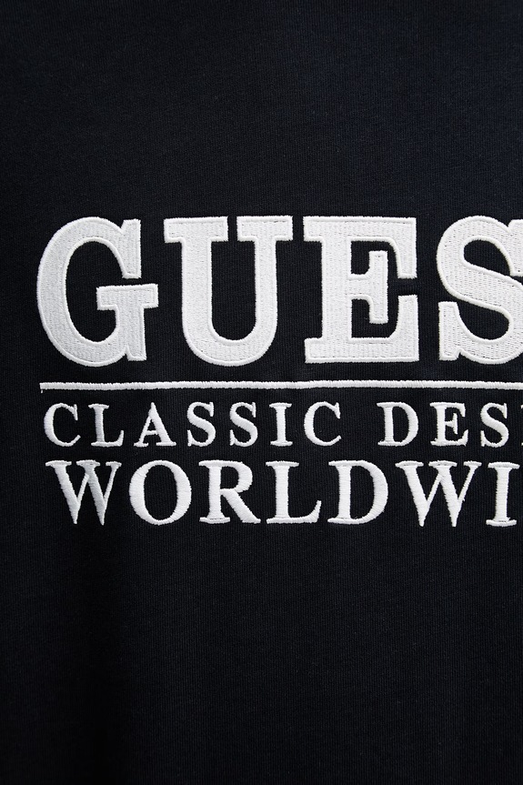 Guess tričko pánske s bavlnou M6GQ25.K3487 tmavomodrá