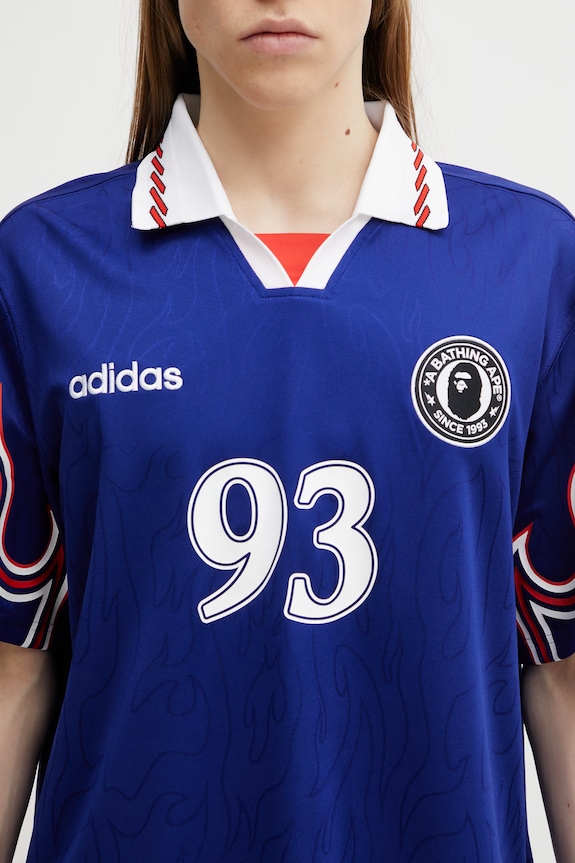adidas Originals x BAPE polo shirt blue KF4914