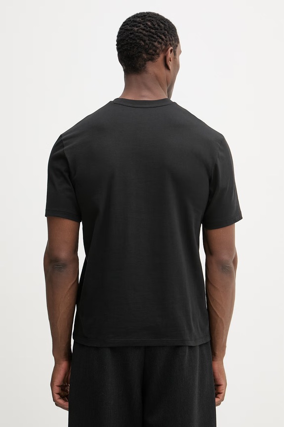 Odzież Blauer t-shirt bawełniany FAXON BLUH02284 czarny