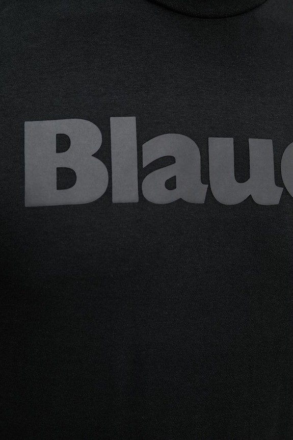Хлопковая футболка Blauer BOURN BLUH02287 чёрный