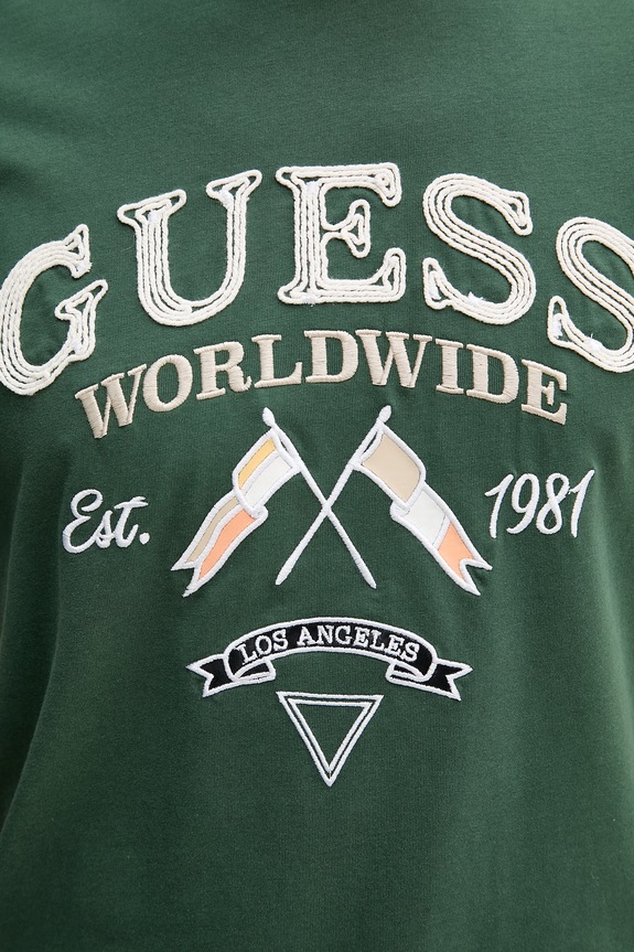 Guess T-shirt ανδρικό βαμβακερό M6GI06.K2917 πράσινο