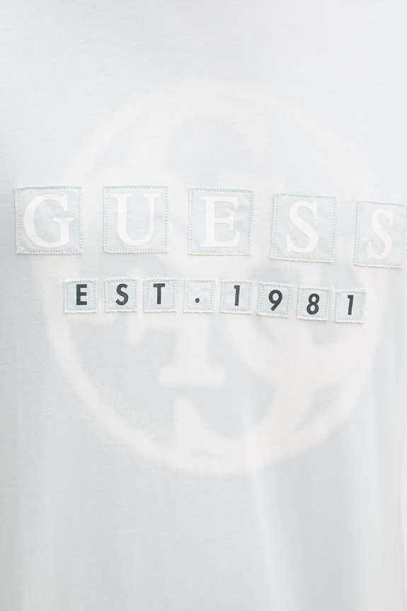 Guess t-shirt da uomo in cotone M6GI09.K2989 blu