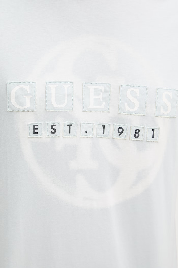 Guess t-shirt da uomo in cotone M6GI09.K2989 blu