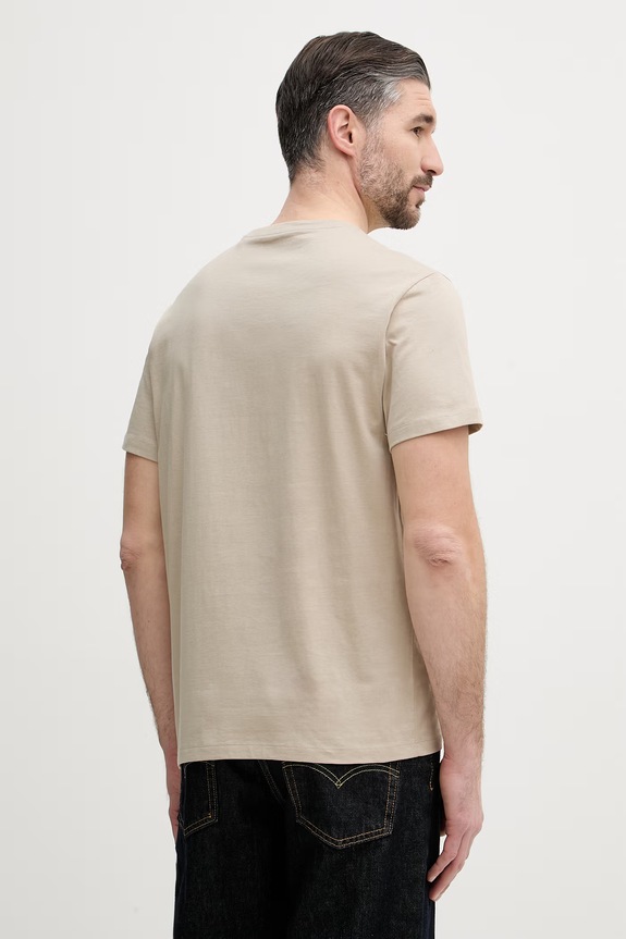 Abbigliamento Guess t-shirt da uomo in cotone M6GI09.K2989 beige