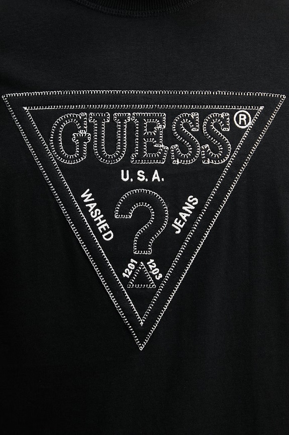 Guess tričko pánske bavlnené M6GI15.K3008 čierna