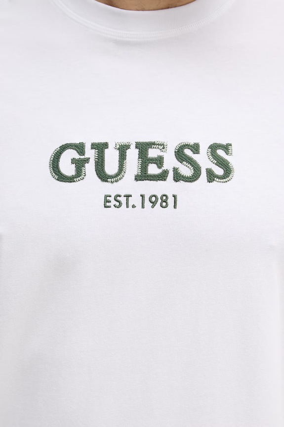 Guess basic tričko pánske bavlnené M6GI16.K3032 biela