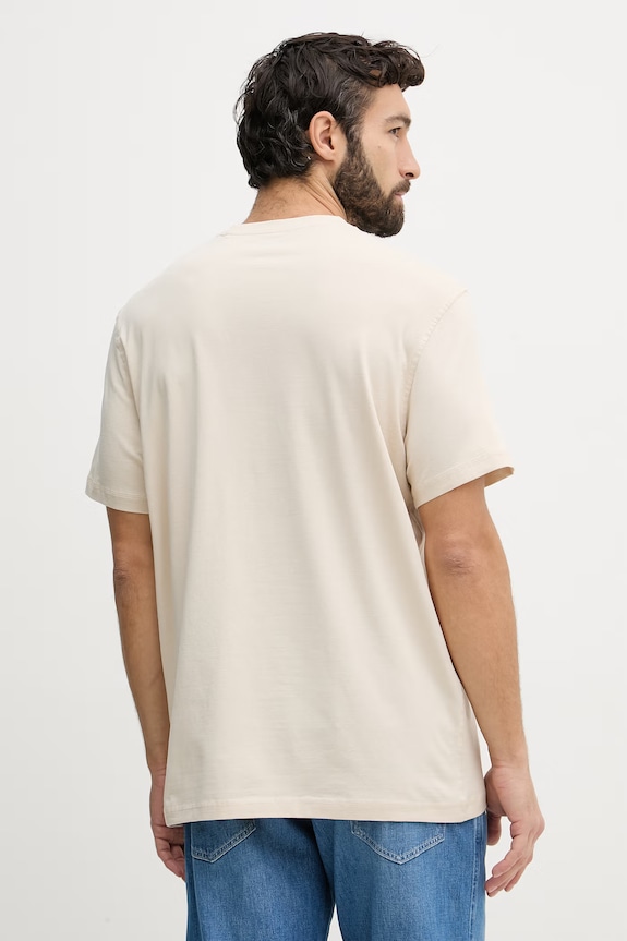 Îmbrăcăminte Guess tricou basic bărbătesc din bumbac M6GI16.K3032 bej