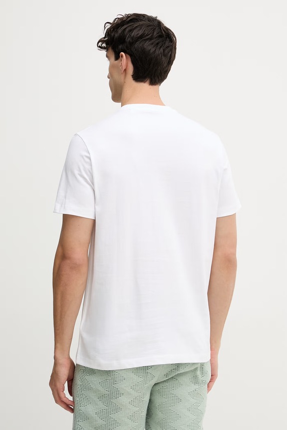 Îmbrăcăminte Guess tricou bărbați, din bumbac M6GI17.K3038 alb
